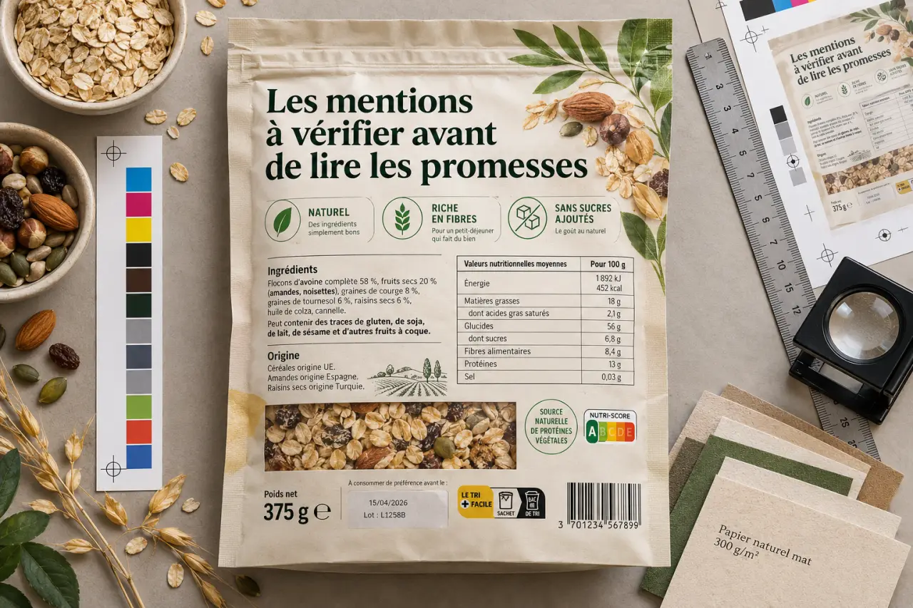 Étiquette de produit alimentaire : les mentions à vérifier avant de lire les promesses