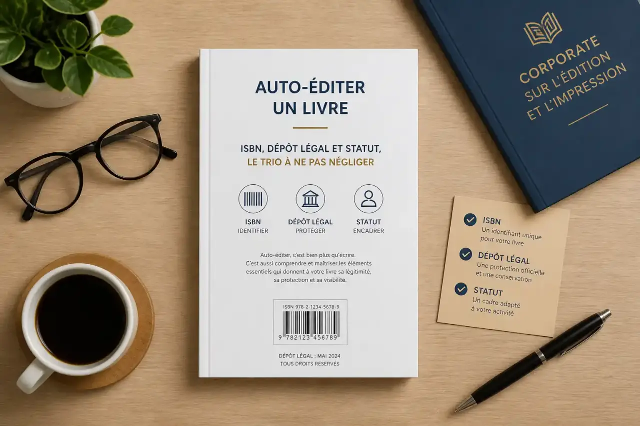 Auto-éditer un livre : ISBN, dépôt légal et statut, le trio à ne pas négliger