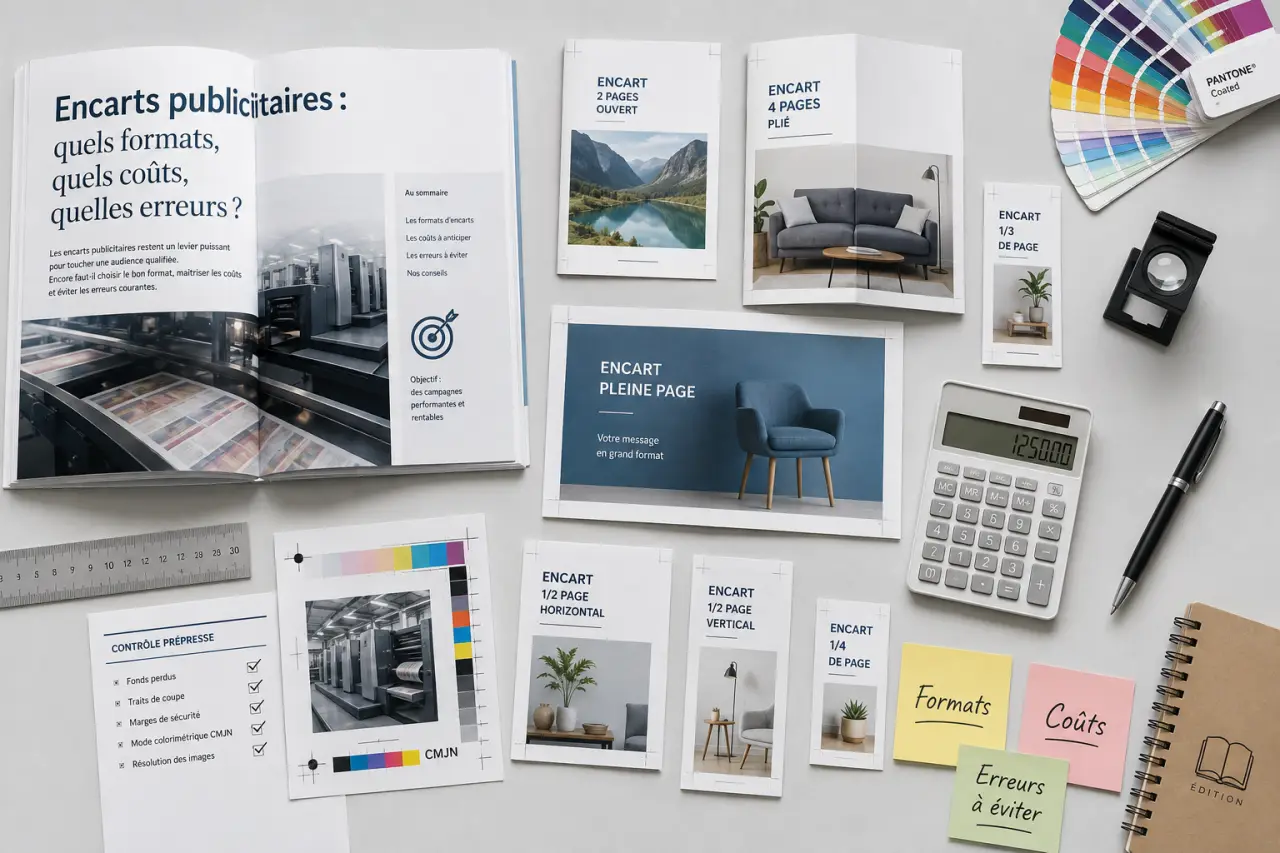 Encarts publicitaires : quels formats, quels coûts, quelles erreurs ?